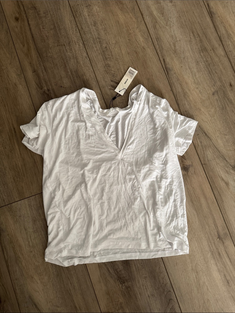 JOAH brown v neck shirt